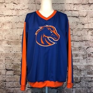 Boise State Broncos V-Neck Pullover Windbreaker